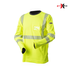 Priha 4362 Hi-Vis pitkähihainen huomiopaita – näkyvä ja joustava työpaita