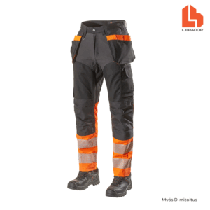 Hi-Vis Riipputaskuhousut 1074PB työmaalle