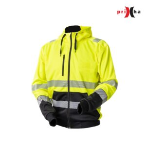 Priha 4327 Hi-Vis Collegehuppari – näkyvä ja mukava huomiovaatteiden valinta