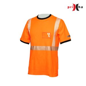 Priha 4361 Hi-Vis huomiopaita – mukava ja hengittävä näkyvyyspaita työmaalle.