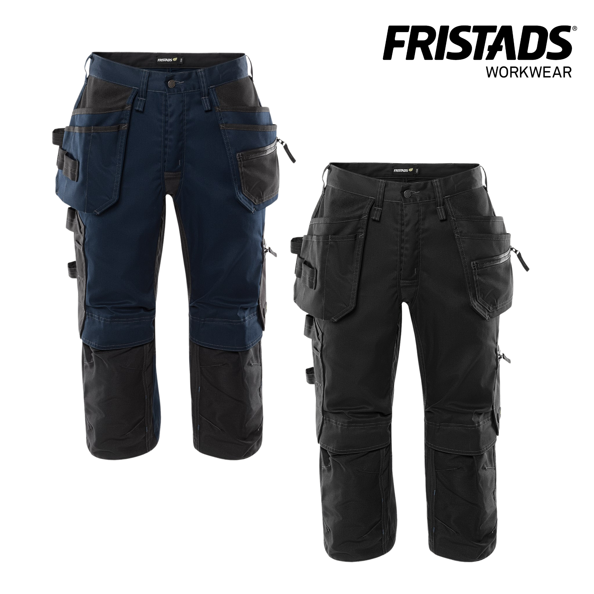 Rakentajan stretch piraattihousut 2903 GWM
