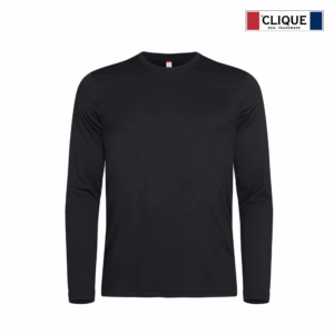 Clique Basic Active pitkähihainen tekninen paita musta