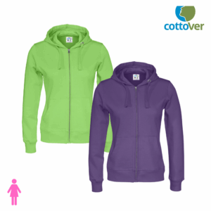 Cottover Vetoketjuhuppari Lady ekologinen naisten huppari