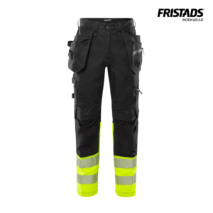 Fristads High vis rakentajan stretch housut 2906 GWM