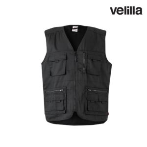 Velilla kevyt monitaskuliivi musta