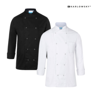 Karlowsky Basic kokintakki musta ja valkoinen