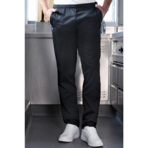 Karlowsky Essential unisex housut musta ja valkoinen