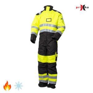 Priha Hi-Vis Talvihaalari 4166 Multinorm keltainen musta