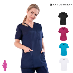 Karlowsky Essential naisten tunika hoito- ja hoiva-alan työvaate