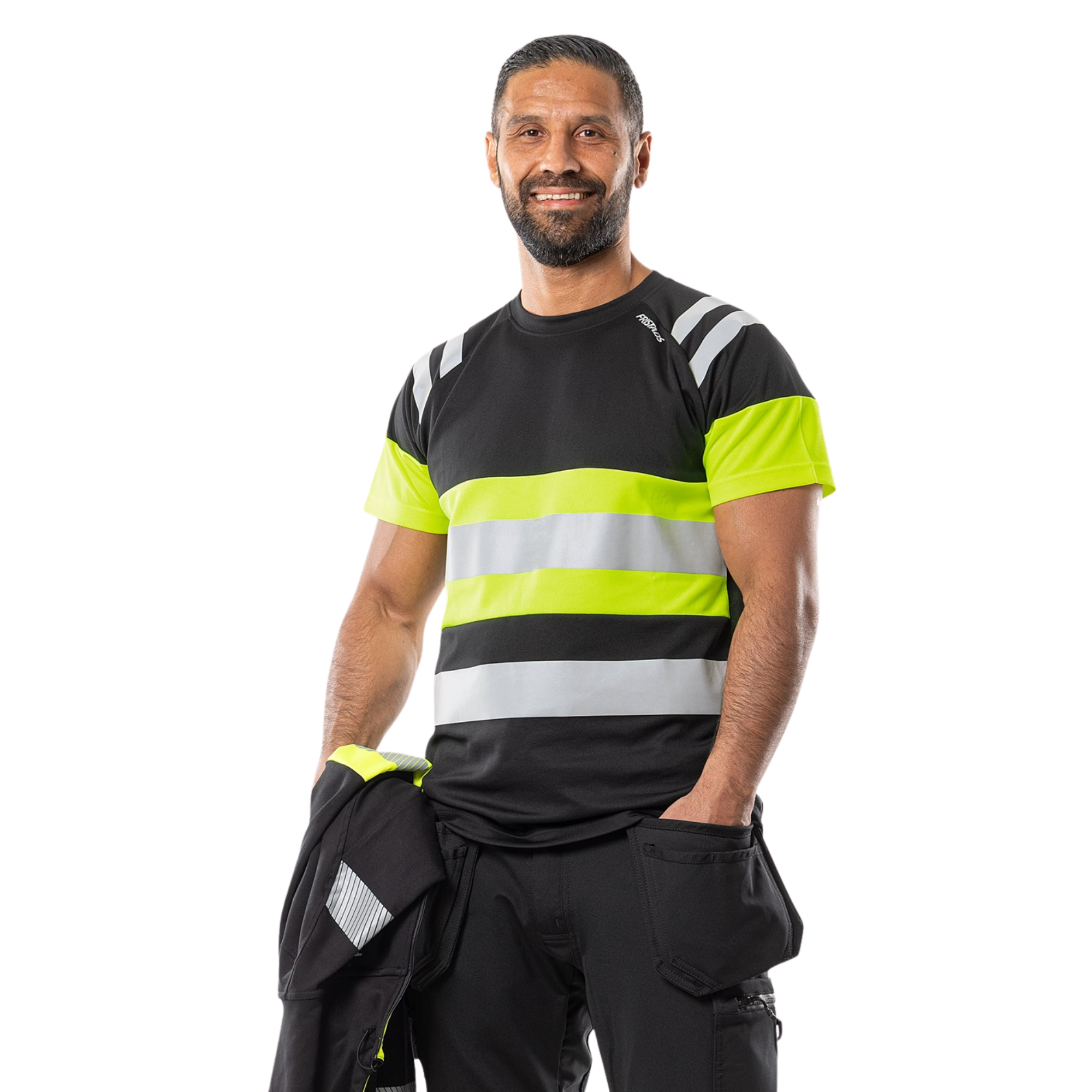 High vis Green tekninen T-paita lk 1 7880 GPST - Image 4